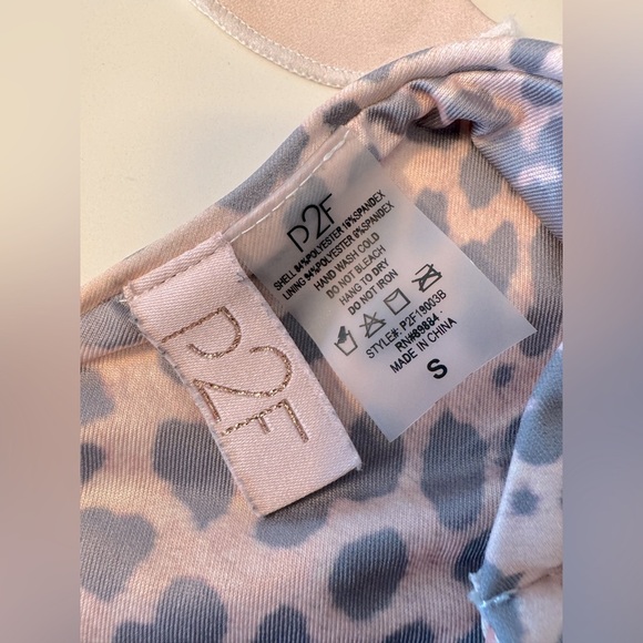 Power 2 the Flower Leopard Print Floral Tie Bikini Bottom - Picture 5 of 5